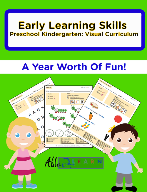 1 Year of Visual PreSchool Learning Mega Pack: Pages 761