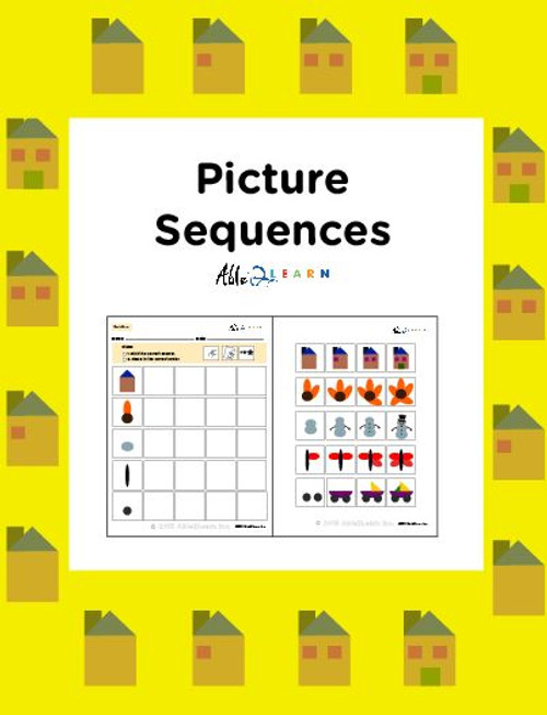 Picture Sequence: ABLSS-R Target: Seriation:  Pages 8