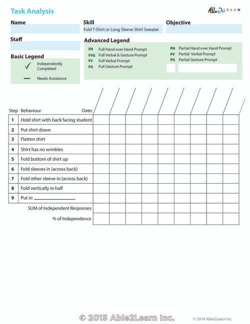 Data Sheet: Folding Clothes: Free Teaching Resources