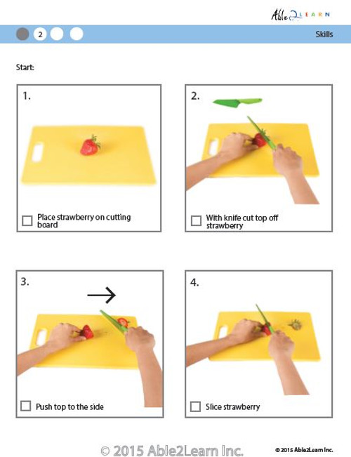  Cooking Skills - How to Slice a Strawberry
