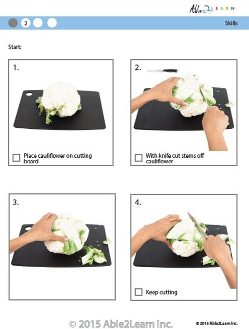  Cooking Skills - How to Cut Cauliflower 