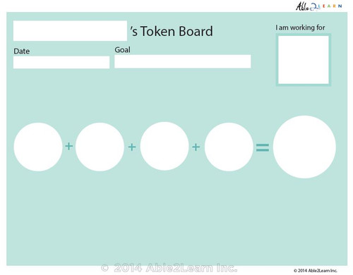  Money Token Board - Adding Quarters:  No Visual Support: 2 Pages