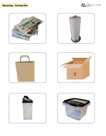 Recycling Matching Game: Free Teaching Resources: All Children ...