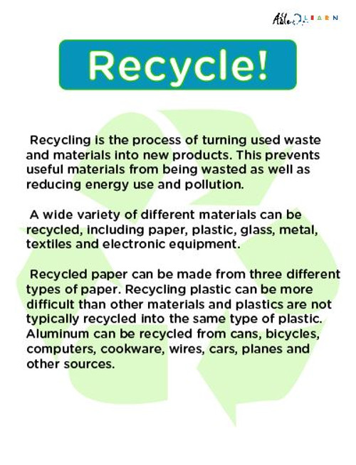 Recycling, Definition, Processes, & Facts