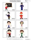 Community Helper  Flashcards: 1 Pages