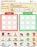  Fruits vs. Vegetables: The  Food Groups - Level 1 Pages 8