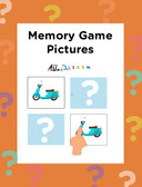  Memory  Game: Learn Nouns: Speech Development:  12 Pages