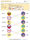 My Daily Routine - Cross Matching - Level 1