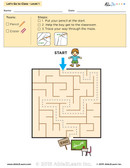 Let's go to Class Maze Lv. 1 - 1 Page