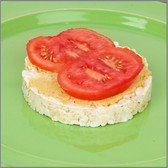 Hummus and Tomato Rice Cakes Visual Recipe: 17 Pages