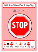 I Will Stop When I See A Stop Sign: SOCIAL STORY 11 PAGES