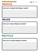 The 3 R's Question: Reduce, Reuse, Recycle: Pages 1