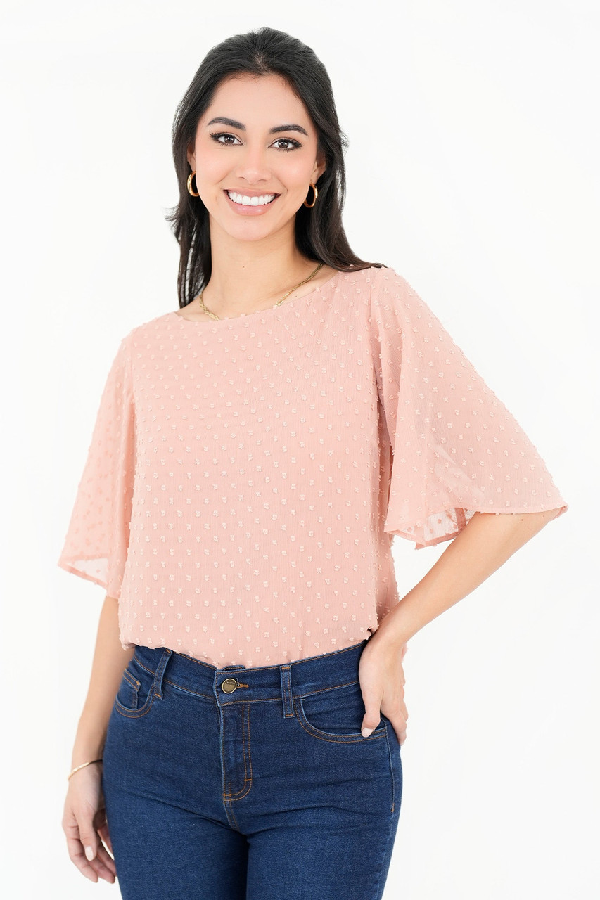 Brujhas Blusas Manga Acero Blusa Manga Cero Con Escote Redondo