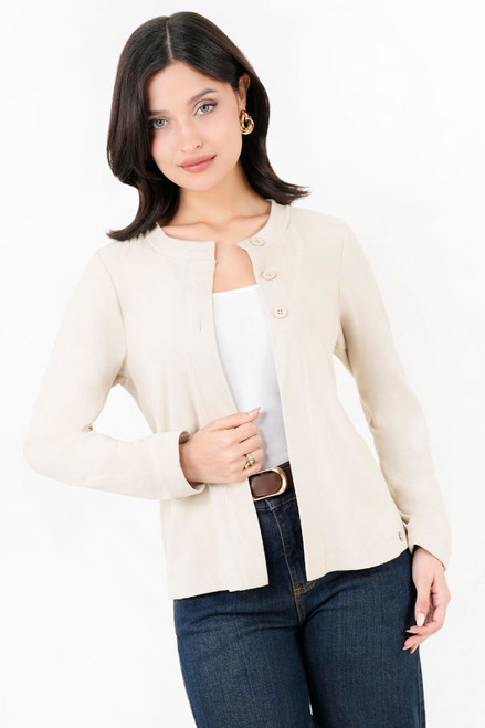 Chompa Manga Larga Chompero con Cuello Redondo