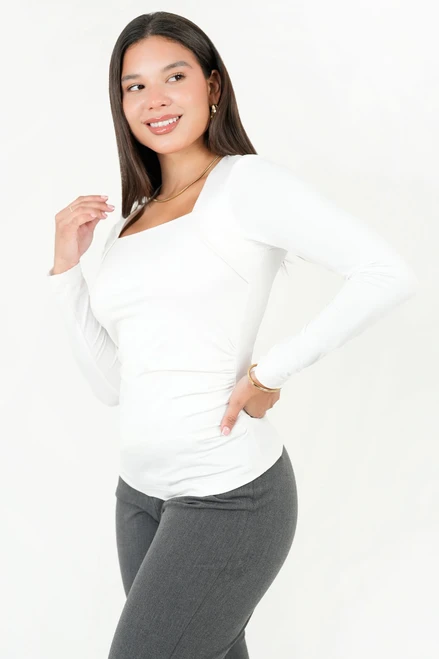 Polo Manga Larga Licra Mate