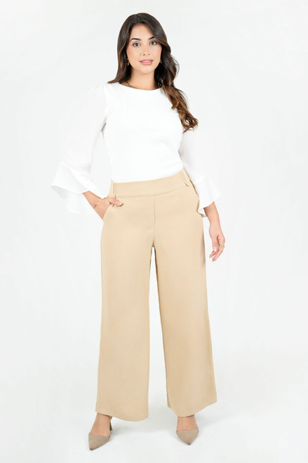 Pantalón palazo en Verona Crepe