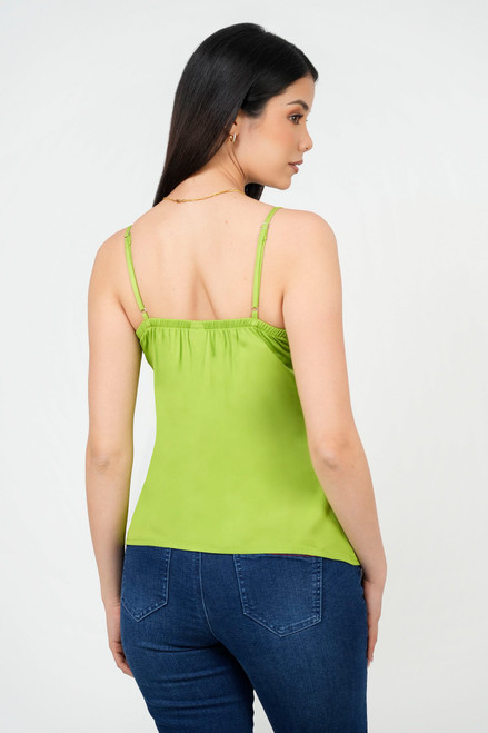 Top Tiras Delgadas Canesú Delantero