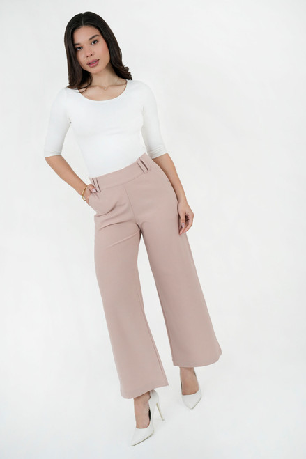 Pantalón Palazo Pretina regulable en espalda Pantalón Palazo Pretina regulable en espalda