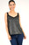 Top Vienna Tiras Anchas con Brillo Escote V