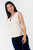 Blusa Seda Escote Ojal con Abertura en V