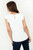 Blusa Gasa Crepé Escote Ojal con Ruffle