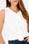 Blusa Satín Crepé Cuello BB con Cascada