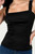Top Licra Spandex Tira Ancha Escote Cuadrado Corset