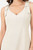 Vestido Corto Rayón Escote V con Lazos en Hombros
