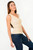 Polo Viscosa Lurex Escote V con Drapeado