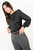 Blusa Manga Larga Satin Hindu