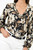 Blusa Manga Larga Lino Estampado