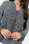 Blusa Manga Larga Gasa Estampada con Cuello Neru