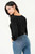 Blusa Manga Larga Sedadoso Escote V