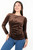Polo Manga 5/8 Terciopelo Craquelado