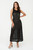 Maxi Vestido Calado Chompero con Escote Ojal y Forro