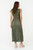 Maxi Vestido Calado Chompero con Escote Ojal y Forro