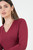 Polo Manga Larga De Lycra Con Cuello V