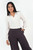 Blusa Manga Larga Vienna Chanel con Cuello Camisero y Pechera Decorativa