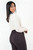 Blusa Manga Larga Vienna Chanel con Cuello Camisero y Pechera Decorativa