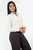 Blusa Manga Larga Vienna Chanel con Cuello Camisero y Pechera Decorativa