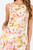 Enterizo Corto Twill Estampado Escote Ojal con Corte Princesa