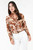 Blusa manga larga con pechera camisera