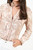 Blusa manga larga con pechera camisera