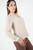 Blusa manga larga con cuello neru
