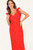 Vestido largo con escote corazón y corte princesa