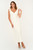 Vestido largo con escote corazón y corte princesa