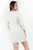 Vestido corto en Verona Crepe con escote ojal