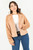 Chaqueta corta con cuello redondo