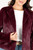 Chaqueta corta con cuello redondo