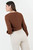 Blusa manga larga en Vienna Chanel con escote redondo